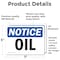 Signmission Oil, 7 in W x Rectangle, Vinyl Decal OS-2PACK-NS-D-57-L-16969 - alternate 4
